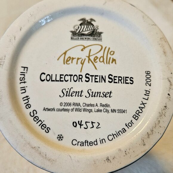 Miller Brewing Co - "Silent Sunset" Collector Stein Series - Limited Edition - Picture 6 of 8
